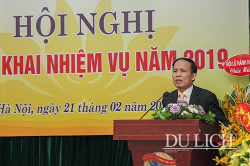 Phó Tổng cục trưởng TCDL Ngô Hoài Chung phát biểu tại hội nghị